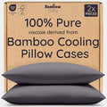 Bambaw 100% Viscose Derived from Bamboo Pillowcases King Size – Set of 2 King by Bambaw
