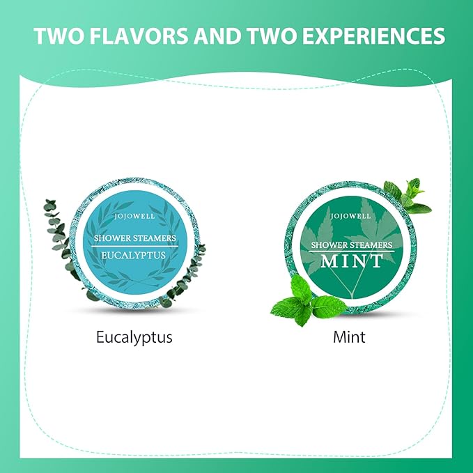 Eucalyptus & Mint Shower Steamers Aromatherapy - Image 3