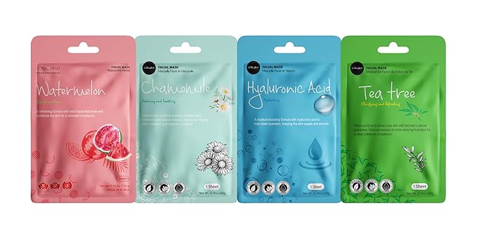 Celavi K-Beauty Skincare Essence Facial Face Mask Korea Skin Care Moisturizing - Image 4