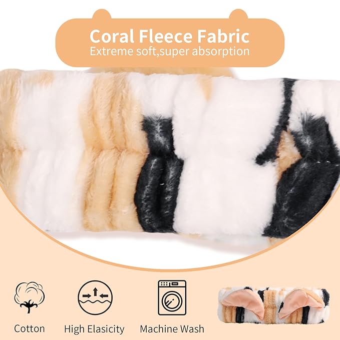 PERFECTSIGHT 2 Pack Cute Animal Headbands - Image 2