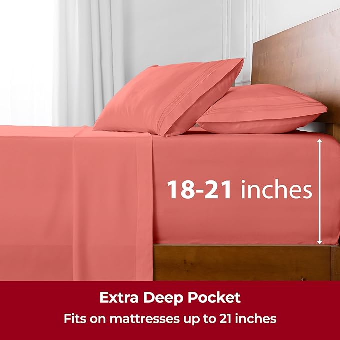 Mellanni Extra Deep Queen Sheets - Image 6
