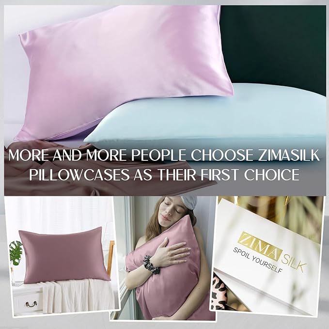 ZIMASILK 100% Pure Mulberry Silk Pillowcase - Image 6