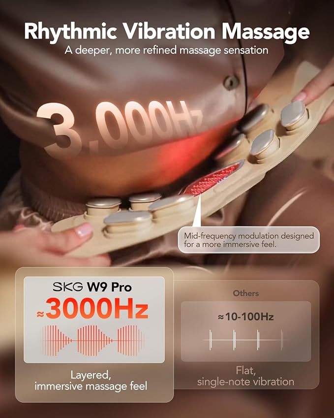 SKG Lower Back Massager for Pain Relief Deep Tissue Gifts for Men Women Mothers - Image 6