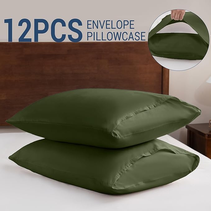 Pillowcases Queen 12 Pack, 20x30 Pillow Cases - Image 5