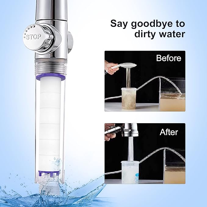 12 Pieces Hydro Jet Shower Head Filter, High Pressure Handheld Vortex Turbo Fan - Image 6