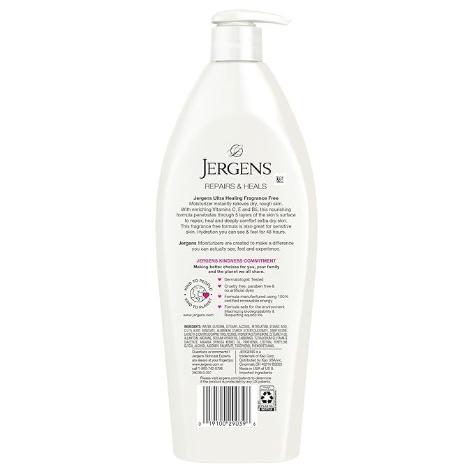 Jergens Ultra Healing Dry Skin Lotion, Hand and Body Moisturizer - Image 8