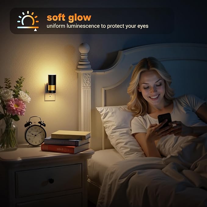 JandCase Plug in Night Light, Rotating Night Light - Image 6
