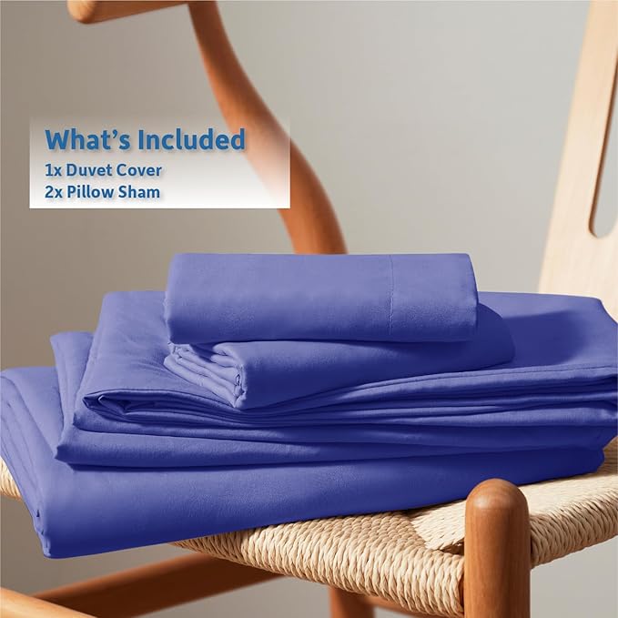 Nestl Royal Blue Duvet Cover King Size - Image 9