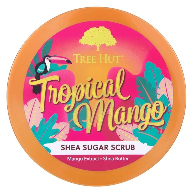 Tree Hut Tropical Mango Shea Sugar Scrub, Mothers Day Gifts, Exfoliating - Image 2