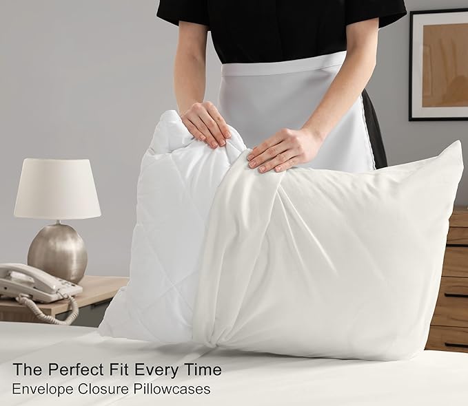 RUVANTI 100% Cotton Sheets – Full Size Percale Bedding, Cooling & Breathable - Image 7
