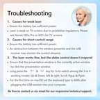 Norwii Bluetooth Presentation Clicker for PowerPoint, Wireless Presenter, Presentation Remote with Pointer, Slide Clicker with 328ft Long Range for Teacher and Presenter, macOS Applicable