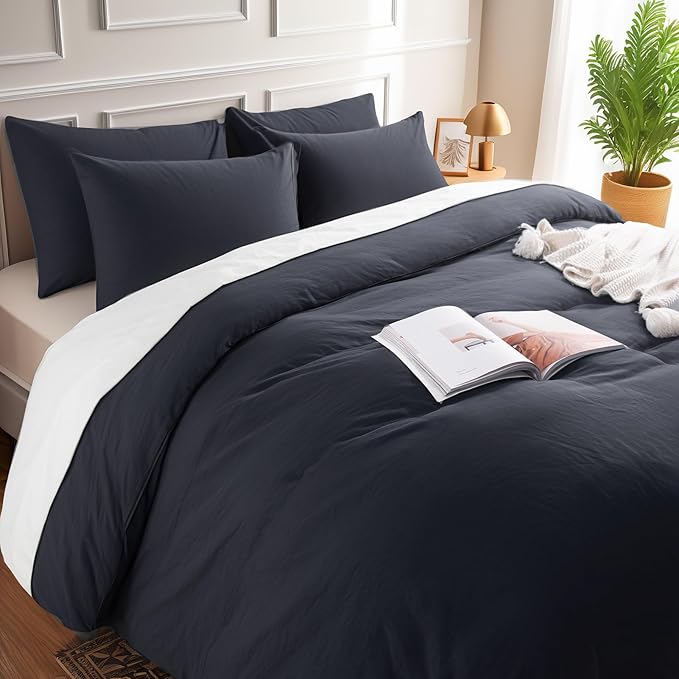 NEXHOME PRO Cal King Duvet Cover Set – 100% Certified Organic Cotton - Image 4