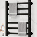 ENZE Smart Heated Towel Rack, 6-Bar Wall-Mounted Electric Towel Warmer 150W by ENZESMART