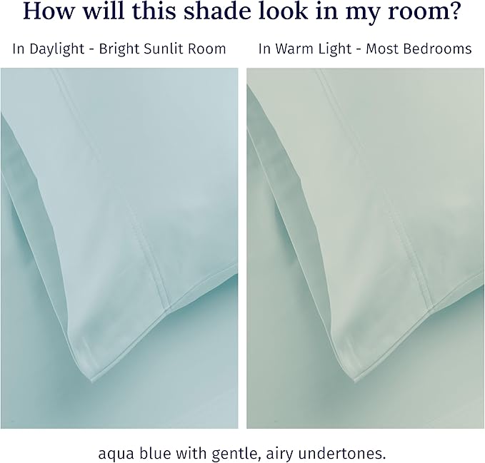 CALIFORNIA DESIGN DEN Luxuriously Soft Hotel Quality 600 Thread Count, 100% - Image 5