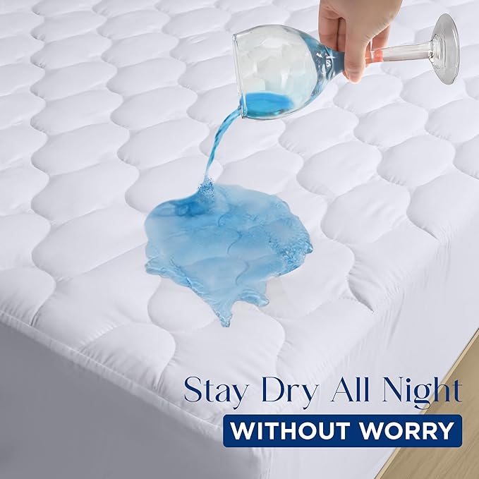 Utopia Bedding 2 Pack Waterproof Mattress Protector, King Mattress Pad - Image 8