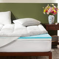 BEDLORE 4 Inch Memory Foam Mattress Topper King, 2-in-1 Dual Layer Design by Bedlore