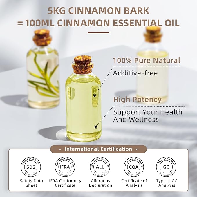 HIQILI Cinnamon Essential Oil for Candle, Spary & Diffuser - Image 4