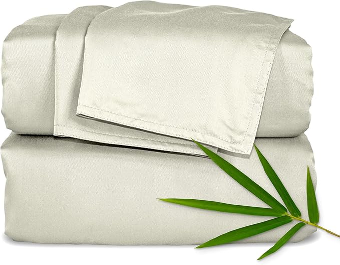 Pure Bamboo Queen Sheets, Genuine 100% Organic Viscose Derived from Bamboo Bed by PureBamboo
