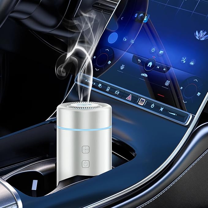 SEEDSEEL 100ML Car Essential Oil Diffuser, Rechargeable Battery Powered by SEEDSEEL