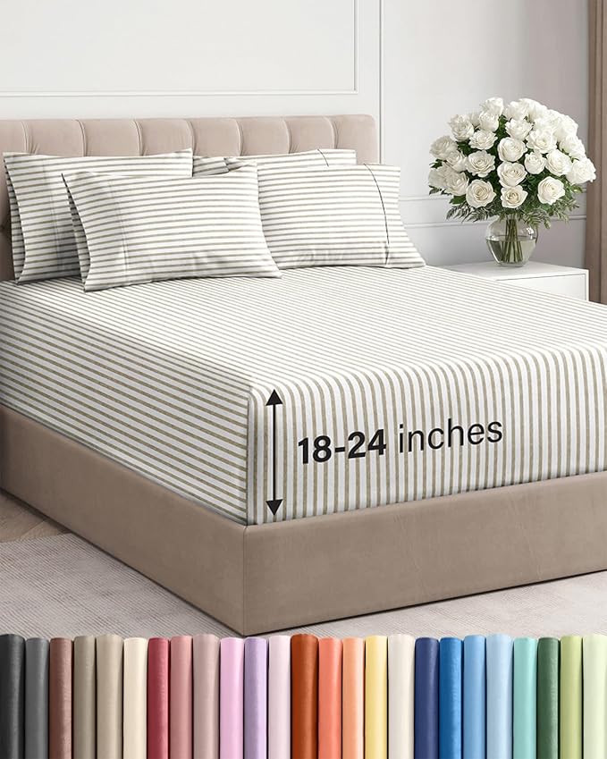 Extra Deep Queen Sheet Set by CGKUnlimited