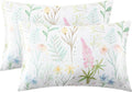 EXQ Home Satin Pillowcase for Hair and Skin- Multicolor Printed Flower Silk by EXQHomeTexitleCoLtd