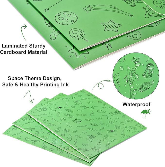 Ubenic 24-Pack Desk Dividers for Students, Space Cardboard Privacy Boards for Student, Privacy Shield Folder Boards, Classroom Divider Shield for School Teachers Home