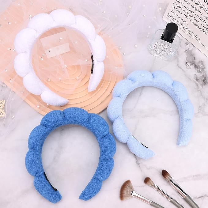 3 Pack Spa Terry Cloth Headbands - Image 7