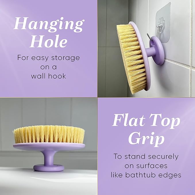 GOLDEZLUX® Dry Body Brush Cruelty-Free Firm Bristles Exfoliate Promote Smooth - Image 5