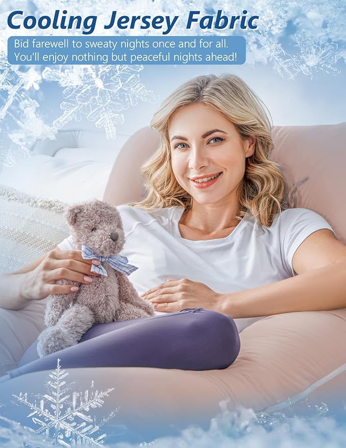 Meiz Pregnancy Pillows, Cooling Pregnancy Pillows - Image 3