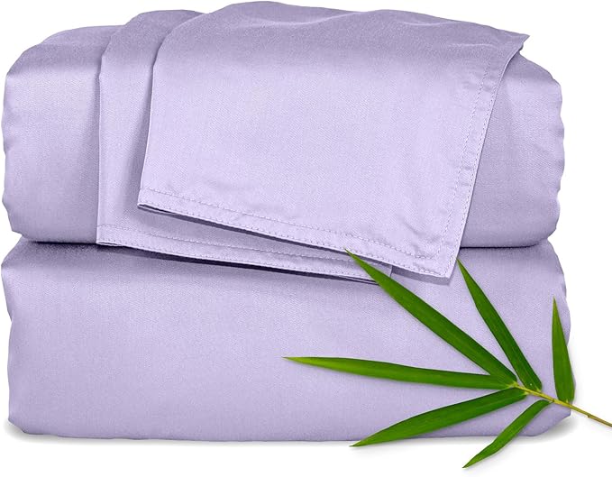 Pure Bamboo Queen Sheets, Genuine 100% Organic Viscose Derived from Bamboo Bed by PureBamboo