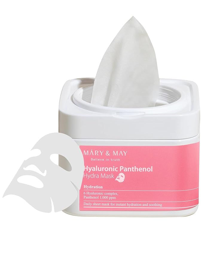 Mary&May Hyaluronic Panthenol Hydra Mask – Daily Pull-Out Box by MaryMay