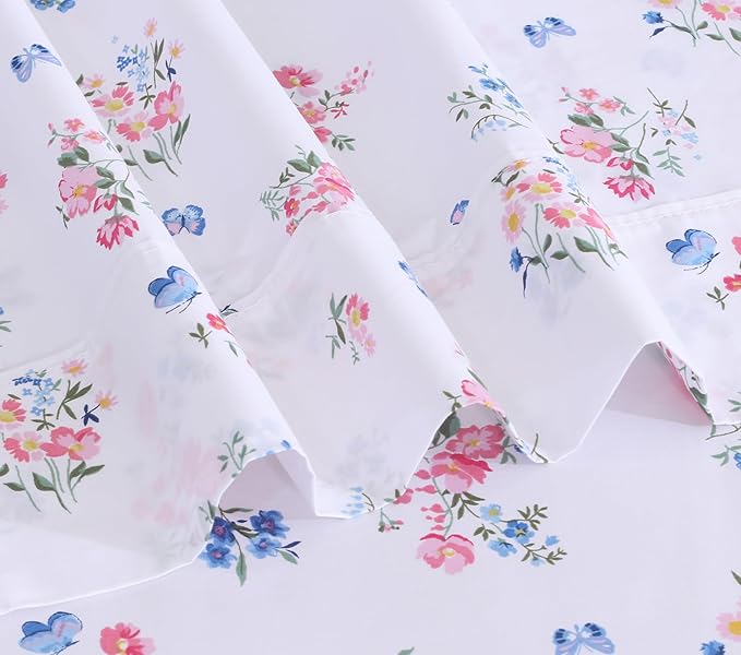 RUVANTI 100% Cotton Sheets – Queen Size Percale Bedding, Cooling & Breathable - Image 4