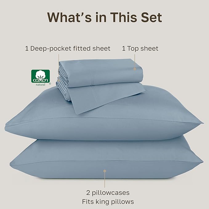 California Design Den Luxury 100% Cotton Sateen - Image 4
