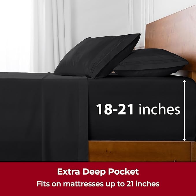 Mellanni Extra Deep Twin XL Sheets - Image 6