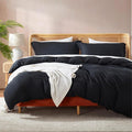Nestl Black Duvet Cover King Size by Nestl