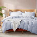 Nestl Ice Blue Duvet Cover Queen Size by Nestl