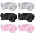 6 Pcs Fluffy Spa Headbands by Casoty