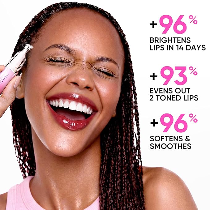 SKINTIFIC Peptide Brightening Lip Serum, Hydrating & Plumping Tinted Lip Gloss - Image 6