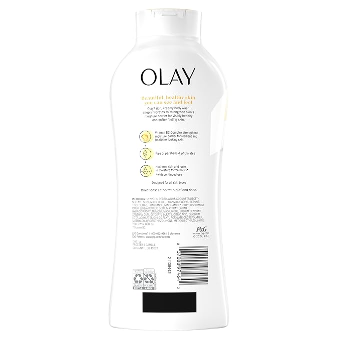Olay Body Wash for Women, Ultra Moisture, 24hr Moisturizing, Hydrating & - Image 11