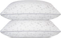 HIMOON Shredded Memory Foam Pillows, Medium Firm Queen Size Pillows 2 Pack by HIMOON
