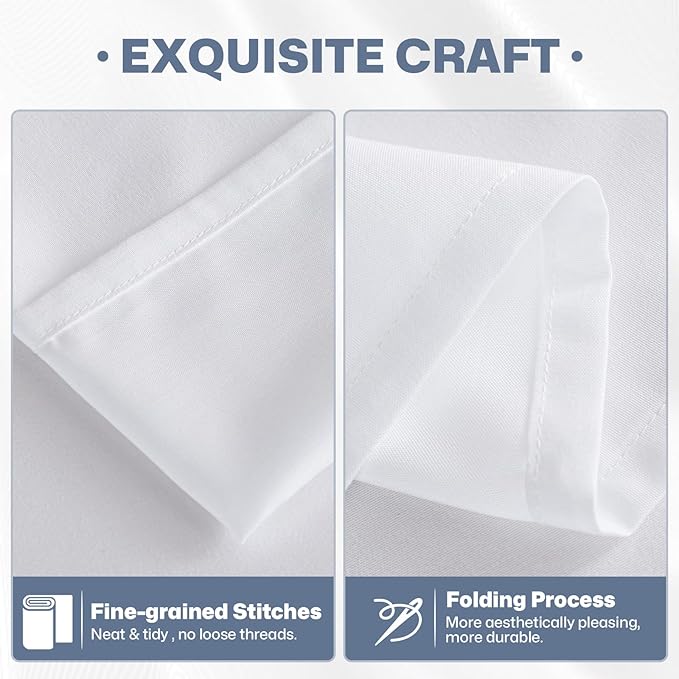 Lavisun Full Flat Sheets 6 Pack, Soft & Breathable Bulk Sheets - Image 4