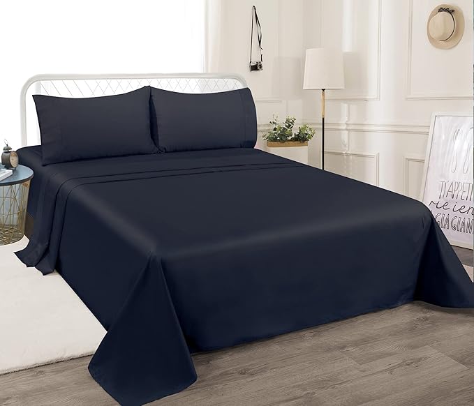 Flat Sheet Only Twin Size, 400 TC 100% Egyptian Cotton Flat Sheet - Image 6