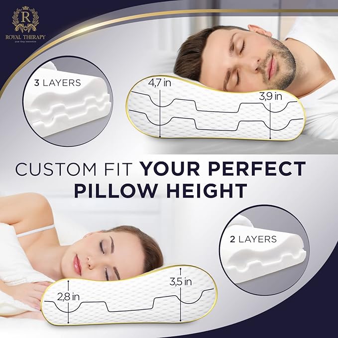 Memory Foam Pillow, King Cervical Pillow - Image 6