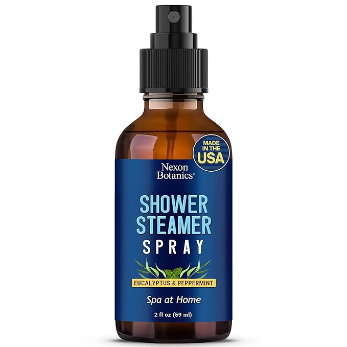 Eucalyptus & Peppermint Shower Steamer Spray 2 fl oz by NexonBotanics