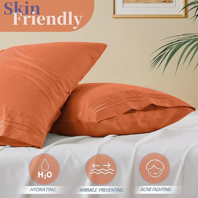 Vonty 2 Pack Queen Pillow Cases - Image 3