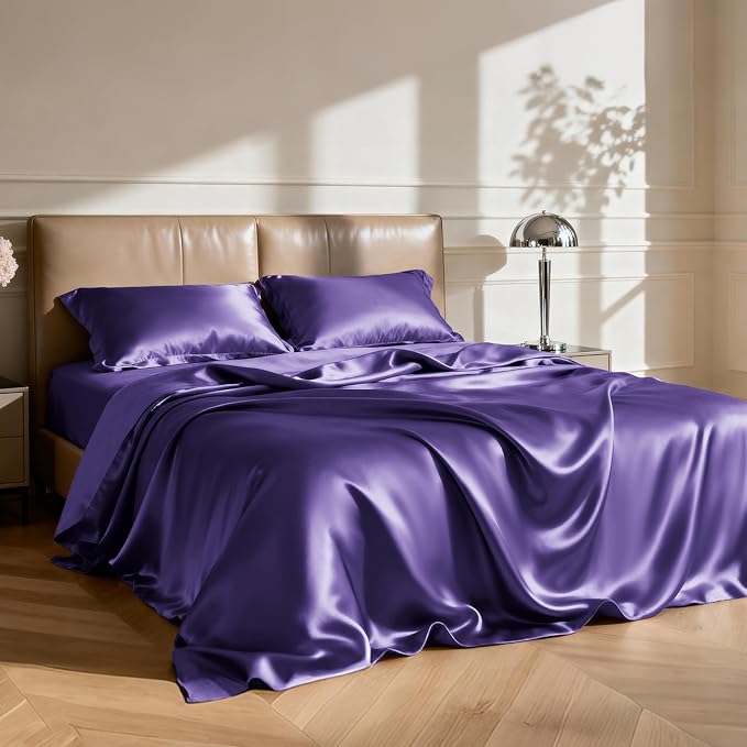 Love's cabin Full Size Satin Sheet Sets - Image 2
