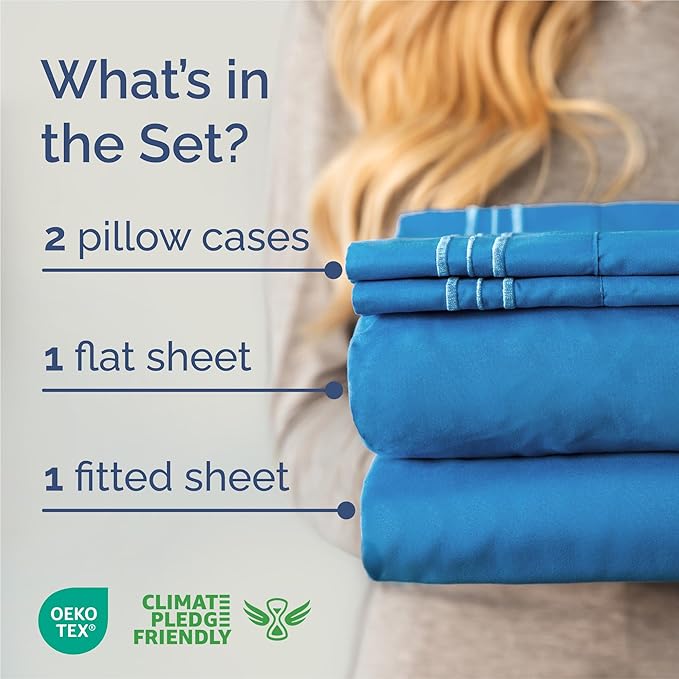 King Size 4 Piece Sheet Set - Image 2