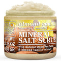 Dead Sea Collection Almond Vanilla Salt Scrub – Exfoliating Body Scrub by DeadSeaCollection