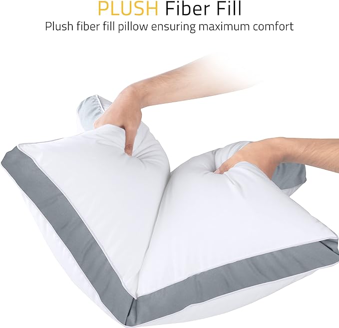 Utopia Bedding Bed Pillows for Sleeping Standard Size, Soft & Fluffy Pillow - Image 4