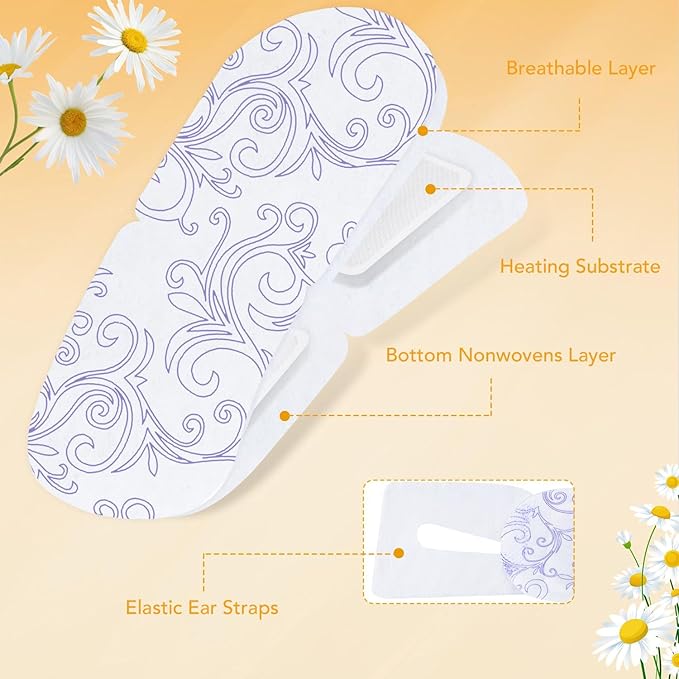 XPCARE 60 Pack Steam Eye Masks for Dry Eyes, Self Heated Steam Warm Eye Mask - Image 3